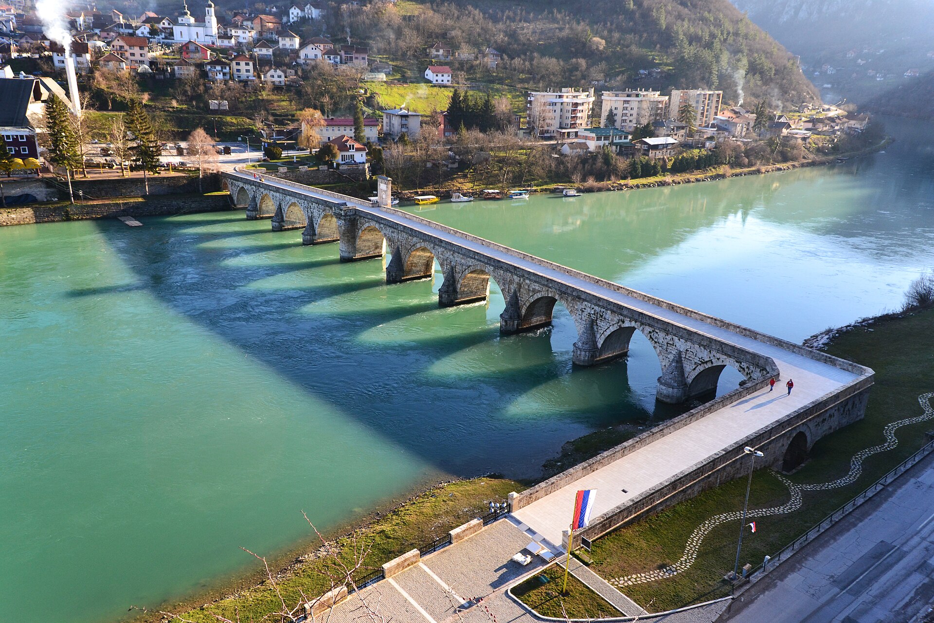 The bridge on the Drina at Višegrad